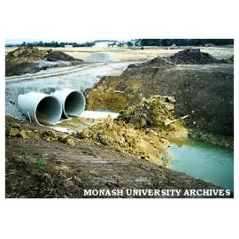 Drainage work at Berwick campus