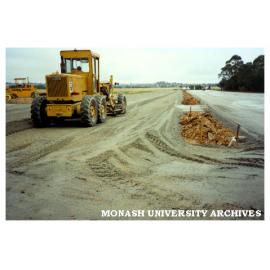 Road making at Berwick campus