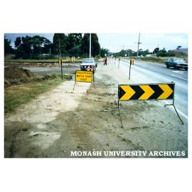Construction of entrance road to Berwick campus