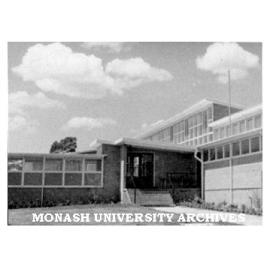 Entrance to the student block, Frankston Teachers' College