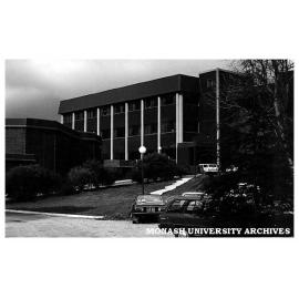 George Jenkins Theatre (left) and 'A' block, State College of Victoria, Frankston