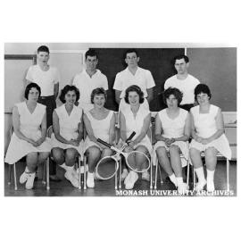 Tennis team, Frankston Teachers' College