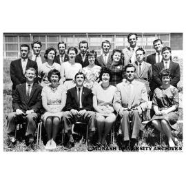 Sports Committee, Frankston Teachers' College. Mr Peter Ladd (seated, 2nd from right)