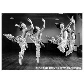 Katrina Tidey, Simone Casey, Megan Smith and Kim Leslie of Young Dancers' Theatre performing in 'The Nutcracker'