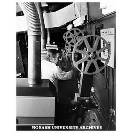 Alexander Theatre projection room