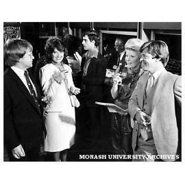 After show drinks in the foyer at the Alexander Theatre