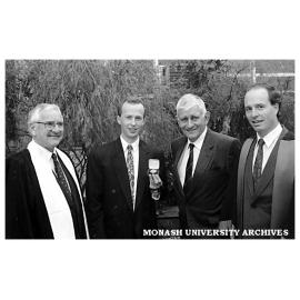 Pharmacy Gold Medal winner Jason Hosemans (second left)