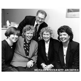 Staff Development Branch. SDB team (from left) Ms Anne Mennell, Ms Ulli Baxter, Mr Lionel Parrott, Ms Candy Millsom and Ms Di Barker