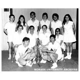 Monash Intervarsity badminton team