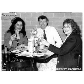 Winners of the Vice-Chancellor's Awards for Distinguished Teaching (from left) Ms Joycey Tooher, Law, Mr Rob Hagan, Computing and Information Technology, and Dr Anne McDougall, Education