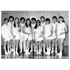Monash badminton team