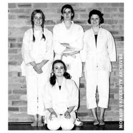 Monash women's judo team