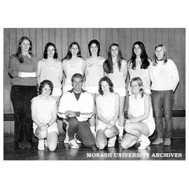 Monash Intervarsity women's basketball team 1971 winners