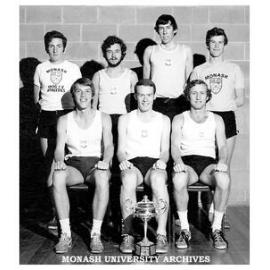 Monash Intervarsity Cross Country team. 1970 winners