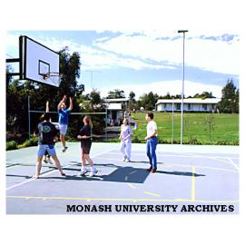 Basketball game at Gippsland campus