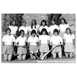 Monash Intervarsity women's hockey team at Newcastle
