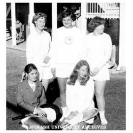 Monash Intervarsity tennis team