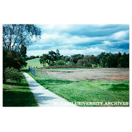 Construction of synthetic hockey field