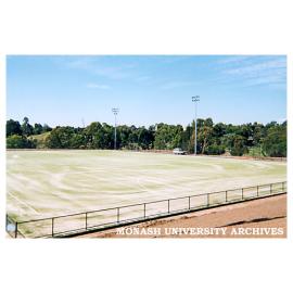 Construction of synthetic hockey field