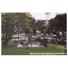 Caulfield campus from K block looking across Princes Avenue