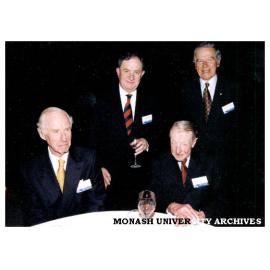 Peter Wade farewell function. J. A Hancock, Peter Wade, Sir George Lush and R. L. Martin.