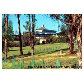 Gippsland campus view from across the paddock