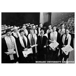 Fifth group of graduates of Chisholm's Associate Diploma of Police Studies course at Conferring of Awards