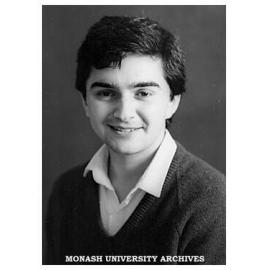 Third year Chisholm Graphic Design student Mr Dominic Lauricella, whose logo for the CSIRO's Institute of Industrial Technology was featured on its stationery and annual report