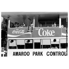 Amaroo Park race track control centre - location of Shell Mileage Marathon