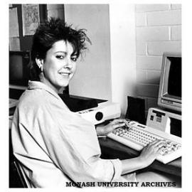 Chisholm Frankston student and multiple academic prize winner Ms Andrea Ross, the first Frankston student to graduate with the double degree of Applied Science/Bachelor of Business (Computing and Accounting)