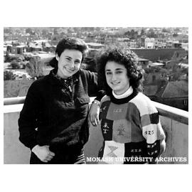 Ms Angela Borg (left) and Ms Dora Levakis, project officers for WELCOM, a joint Chisholm and Caulfield City Council community service project