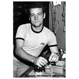 Chisholm apprentice electrician Mr Mark Formby, awarded a prize for Outstanding Apprentice - Second Year in Electrical Mechanics