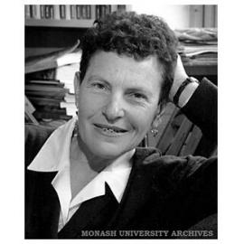 Professor Barbara Caine, head of the School of Historical and Gender Studies