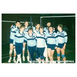 Monash A-mixed volleyball team