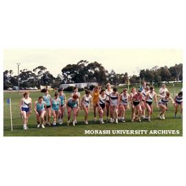 Monash Intervarsity womens cross country race
