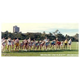 Monash Intervarsity mens cross country race