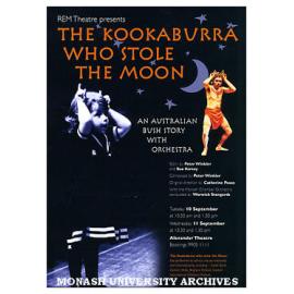 Flyer (front)for 'The Kookaburra Who Stole The Moon' an Australian Bush Story with Orchestra