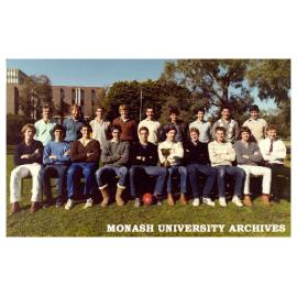 Monash Law Faculty football team - winners of the Matheson Cup, 1984
