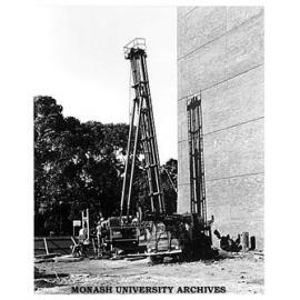 Construction of C Block, Caulfield Institute of Technology, Railway Avenue, Caulfield