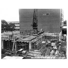Construction of C Block, Caulfield Institute of Technology, Railway Avenue, Caulfield
