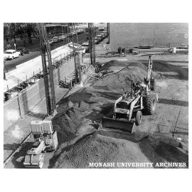 Construction of C Block, Caulfield Institute of Technology, Railway Avenue, Caulfield