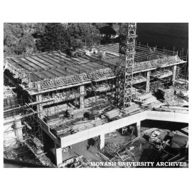 Construction of C Block, Caulfield Institute of Technology, Railway Avenue, Caulfield