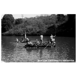 Caulfield Technical College Electrical Engineering students raft race