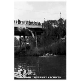 Caulfield Technical College students raft race