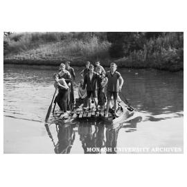 Caulfield Institute of Technology Applied Chemistry students raft race