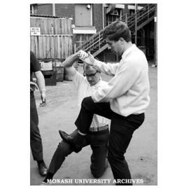 Caulfield Technical College revue - Adam's Apple Core rehearsal