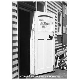 Caulfield Technical College SRC office