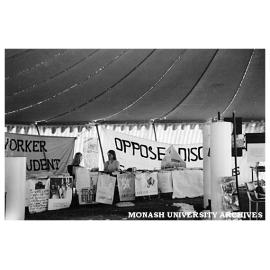 Labor Club stall at Orientation Week