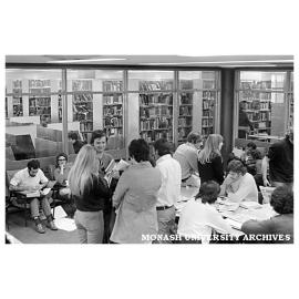 Students in the Main Library