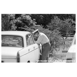 Parking Attendant at work